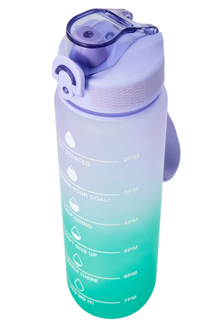 Purple Daily intake water bottle